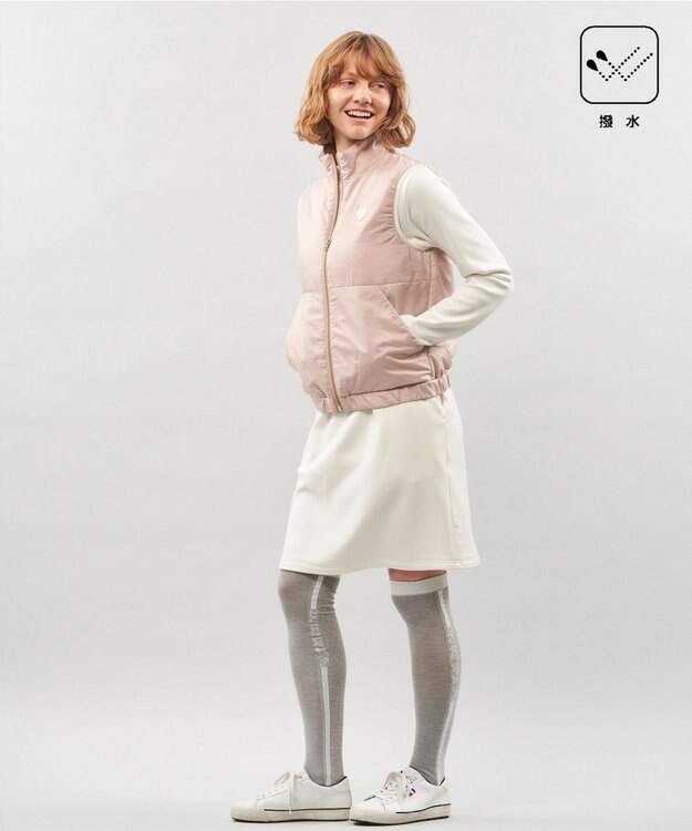 23区GOLF 数量限定！お得セット【WOMEN】撥水ベスト付 ワンピース 着回し力と機能性 長く使える ベージュ系