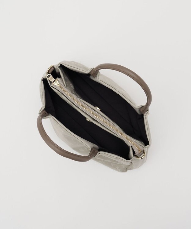 russet ナイロン三層2WAYミニトートバッグ(CE-1580) Ecru