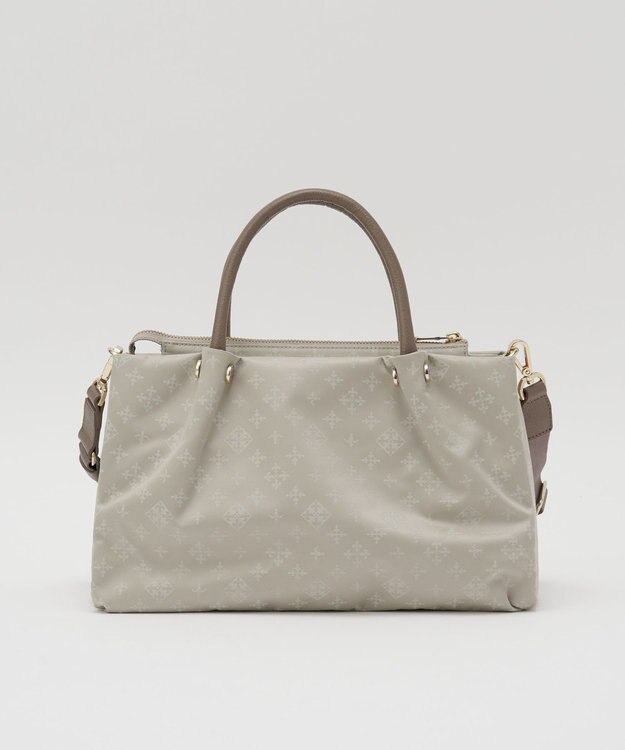 russet ナイロン三層2WAYミニトートバッグ(CE-1580) Ecru