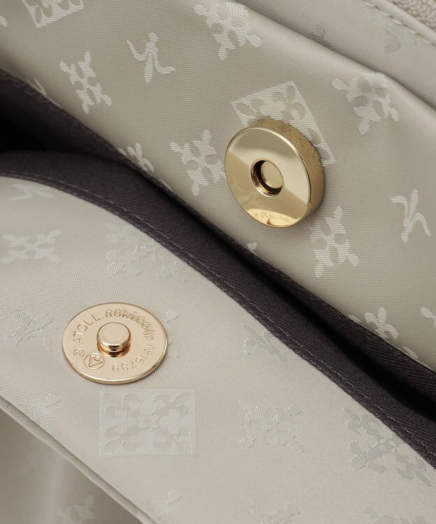 russet ナイロン三層2WAYミニトートバッグ(CE-1580) Ecru