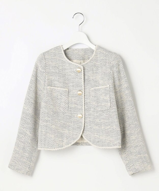 Feroux 【セットアップ対応】ツイード ジャケット ホワイト系