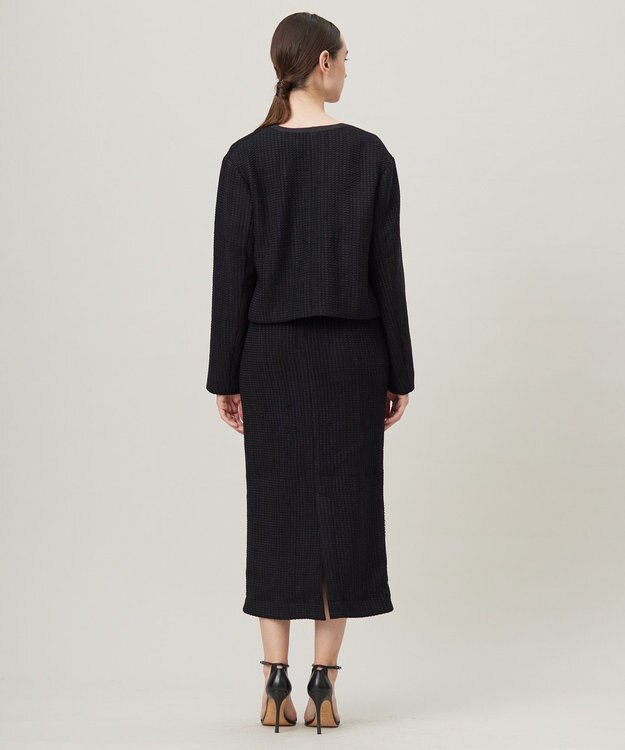 ICB Splittweed タイトスカート ブラック系