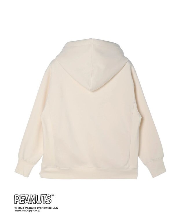 CRAFT STANDARD BOUTIQUE ＰＥＡＮＵＴＳ裏起毛スウェットパーカー Ivory