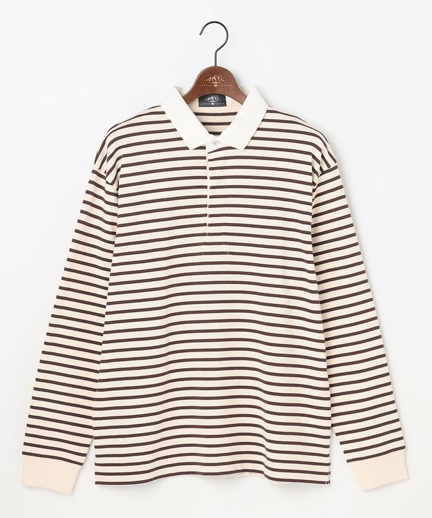 JOSEPH ABBOUD MOUNTAIN 【テーム・ヤルヴィモチーフ】ラガーシャツ ダークブラウン系1