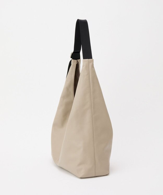 russet レザーホーボーバッグ L(CE-1654) GrayBeige