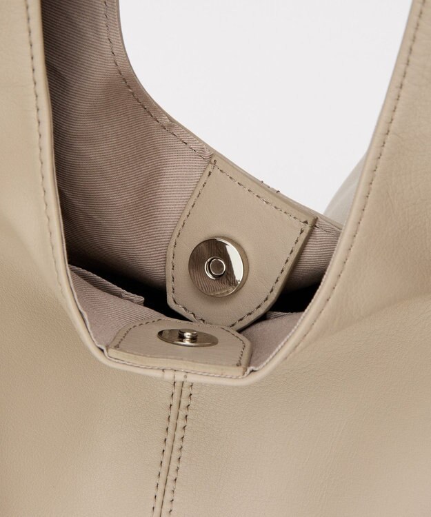 russet レザーホーボーバッグ L(CE-1654) GrayBeige