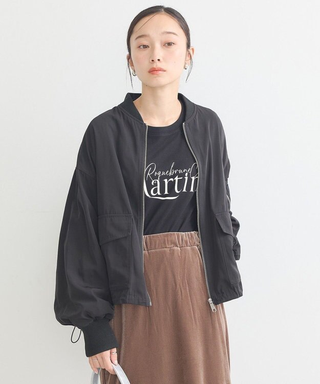 earth music&ecology アウトポケットＭＡ－１ Black