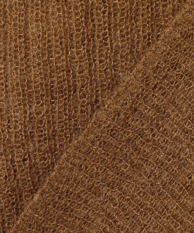 BEIGE， MARS / キッドモヘアインターシャニット OrangeRed × Brown