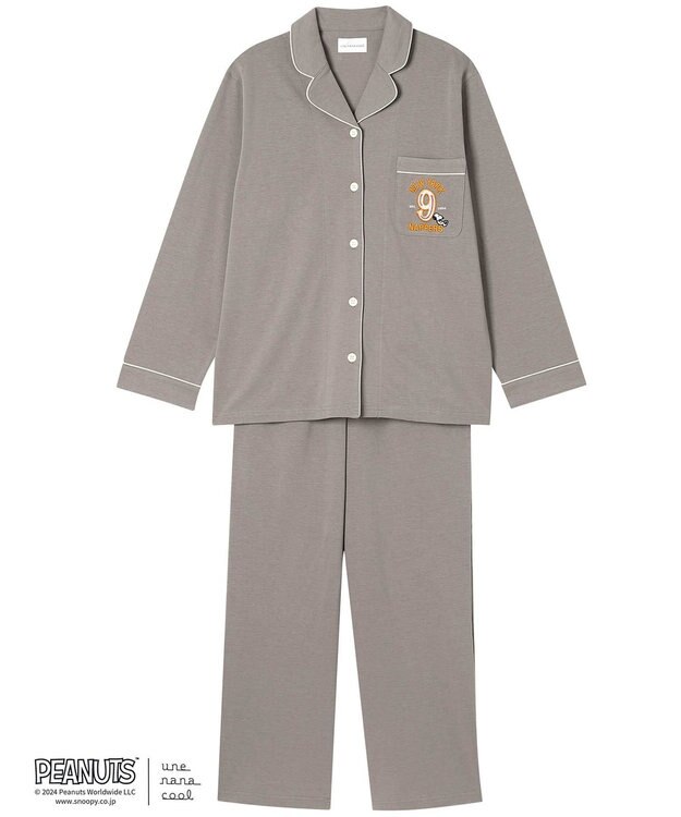 une nana cool MADE WITH PEANUTS 【綿100％】天竺パジャマ GY