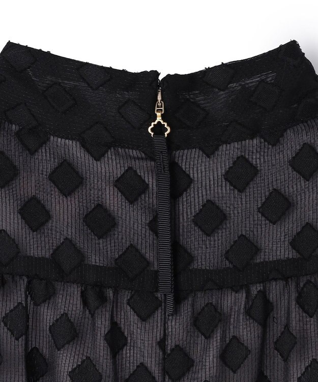 TOCCA SQUARE VEIL DRESS ドレス ブラック系5