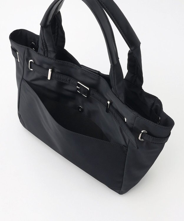 ICB 【新色追加・A4サイズ収納可】ベルトバックルトート ブラック系