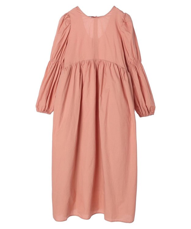 Green Parks ・Ｐｅｔｉｔ　Ｆｌｅｕｒウ゛ィラーゴスリーブワンピース Orange