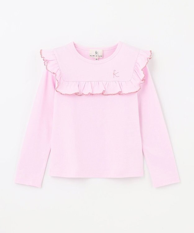 組曲 KIDS 【110-140cm】プチフルール カットソー ピンク系