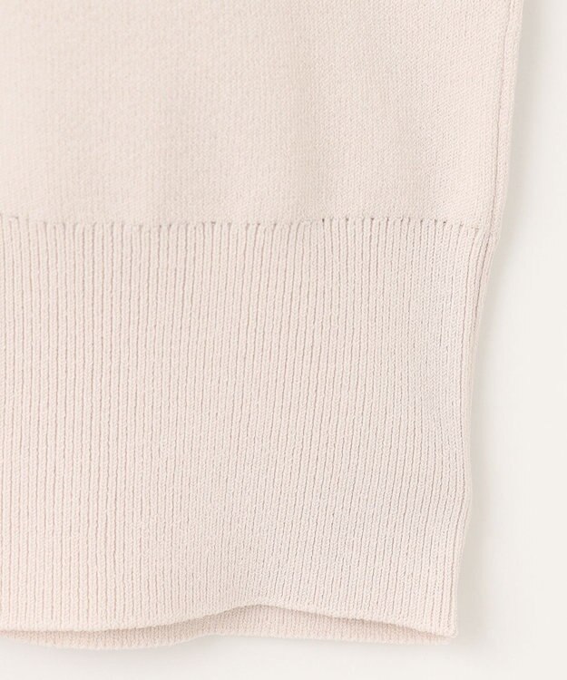 J.PRESS LADIES 【洗える】ニット ブルゾン ベージュ系