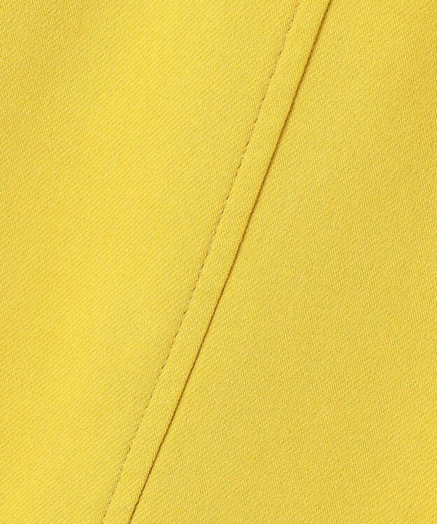 ANY L 【手洗い可/ウエストゴム】裏起毛ハイストレッチタイトスカート イエロー