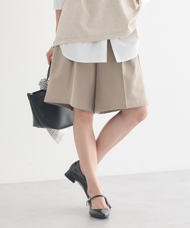 earth music&ecology バミューダパンツ Beige