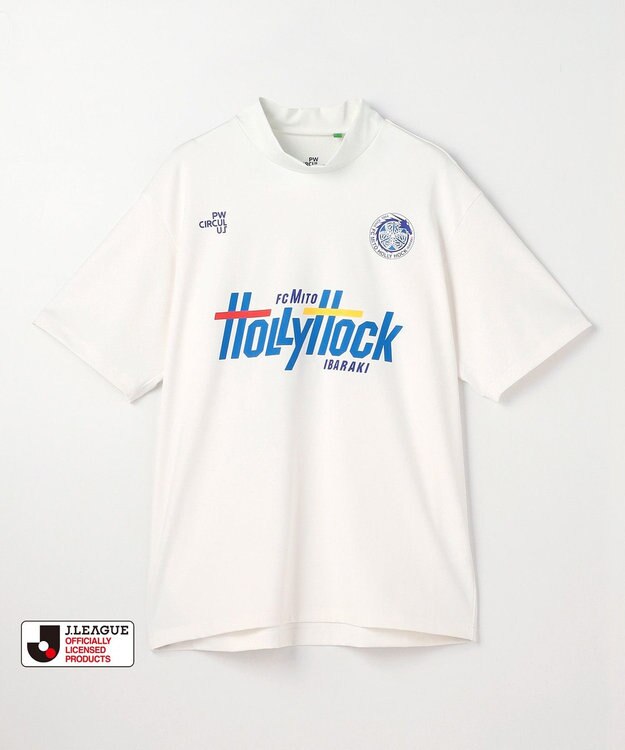 PW CIRCULUS 【UNISEX】J.LEAGUE モックネック J1所属の20クラブコラボ ゴルフ 水戸ホーリーホック
