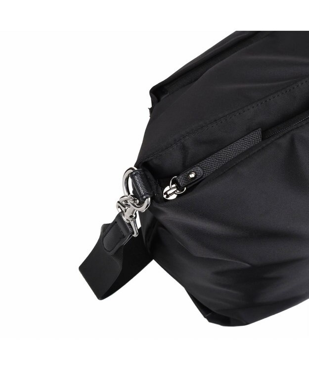 ACE BAGS & LUGGAGE PROGRES プログレ ミュー トートバッグ 2WAY セットアップ機能 ショルダーベルト付き 17396  トートバッグ レディース ユーティリティポケット ボストンバッグ ブラック