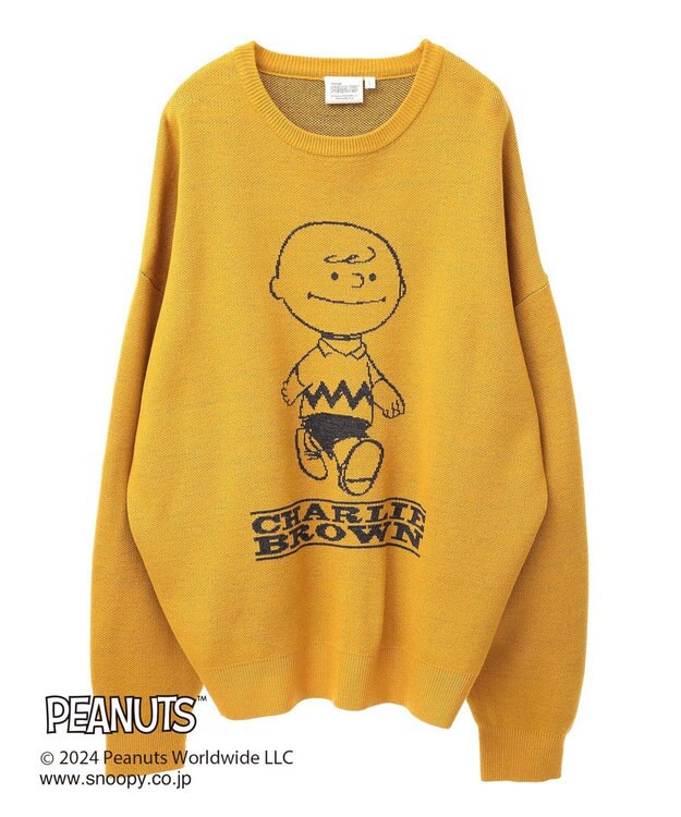 CRAFT STANDARD BOUTIQUE 【PEANUTS】クルーネックニット Mustard