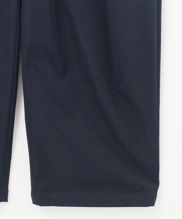 #Newans ２タックコクーンワイドパンツ ネイビー