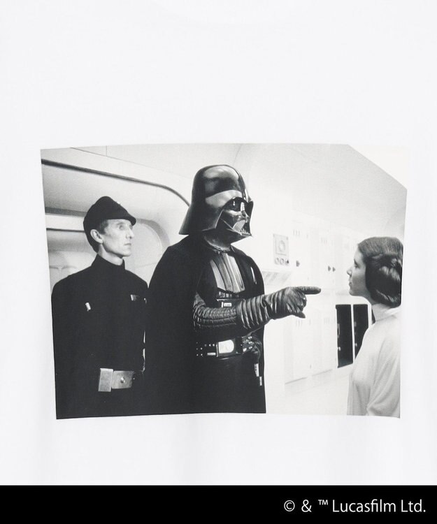 JOSEPH HOMME 【WEB限定】【スター・ウォーズ 】 JOSEPH HOMME スター・ウォーズ / リラックスフォルム クルーネックプリントTシャツ ホワイト系1