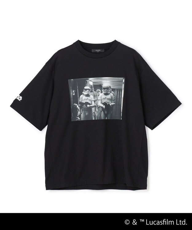 JOSEPH HOMME 【WEB限定】【スター・ウォーズ 】 JOSEPH HOMME スター・ウォーズ / リラックスフォルム クルーネックプリントTシャツ ブラック系2