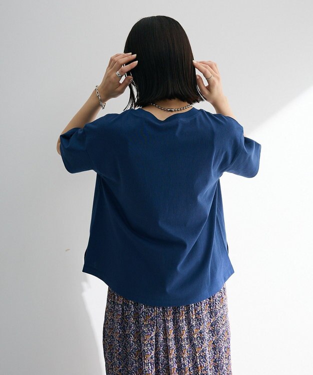 Green Parks フォトプリントボックスＴシャツ Navy