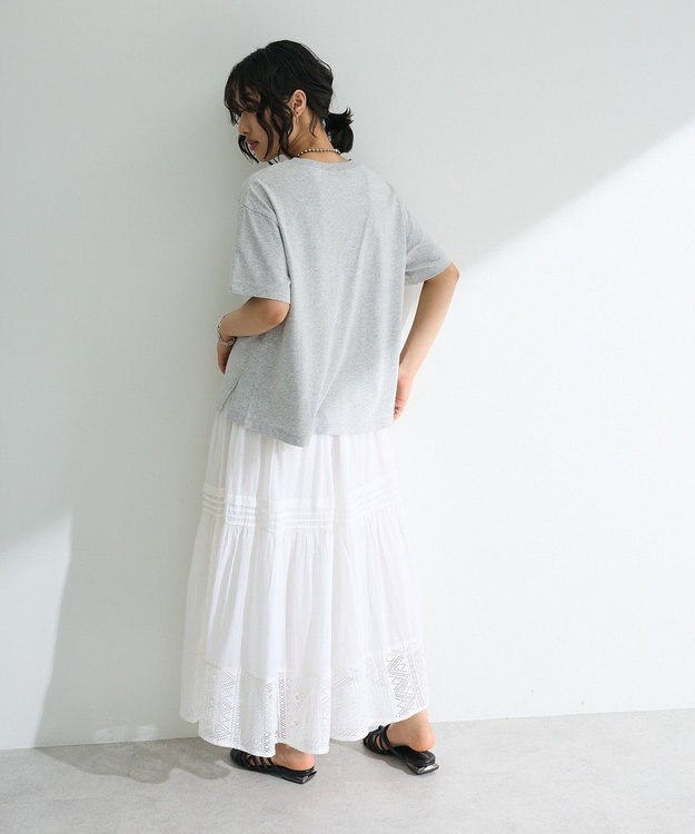 Green Parks フォトプリントボックスＴシャツ Gray Mixture