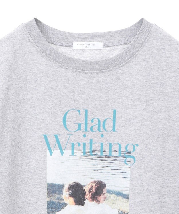 Green Parks フォトプリントボックスＴシャツ Gray Mixture