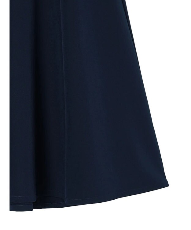 Green Parks 〈選べるきれシル〉フレアミディ丈スカート Dark Navy