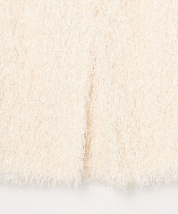 NAVE 【Nave・洗える】フェザーフリンジ スカート アイボリー系