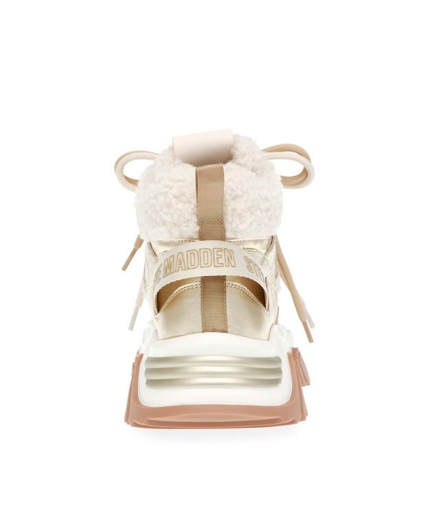 STEVE MADDEN KABOOM スノーハイカットスニーカー ゴールド