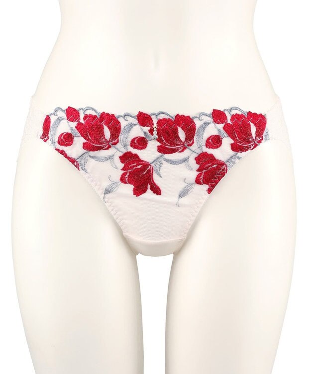 San-ai Resort（三愛水着楽園） エレガントコレクション【2407】ノーマルショーツ レッド