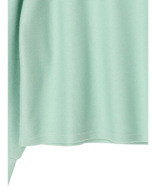 Green Parks リップル袖タックボリュームプルオーバー Sax