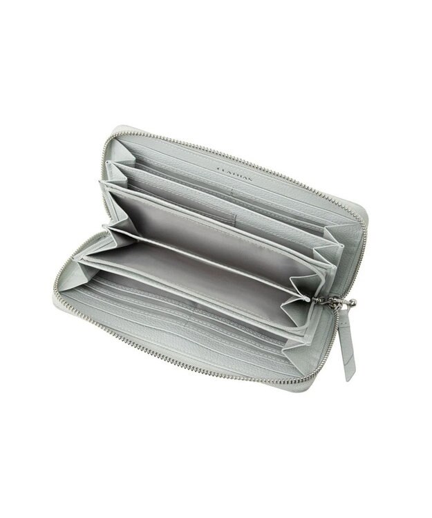 CLATHAS カーラ ラウンド長財布 ライトブルー