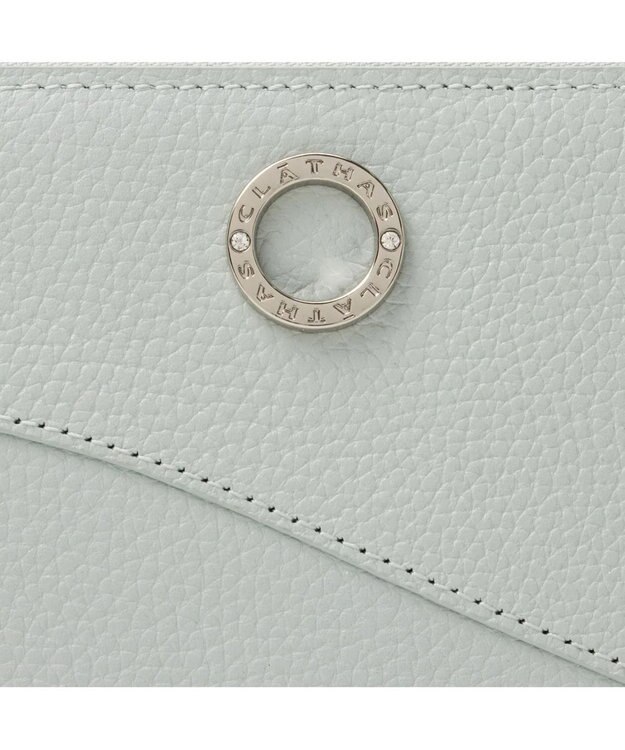 CLATHAS カーラ ラウンド長財布 ライトブルー