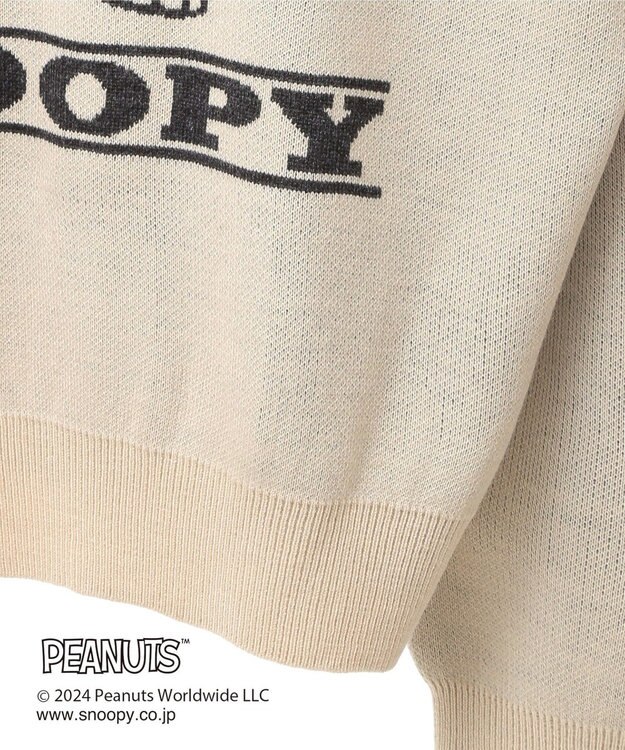 CRAFT STANDARD BOUTIQUE 【PEANUTS】クルーネックニット Ivory