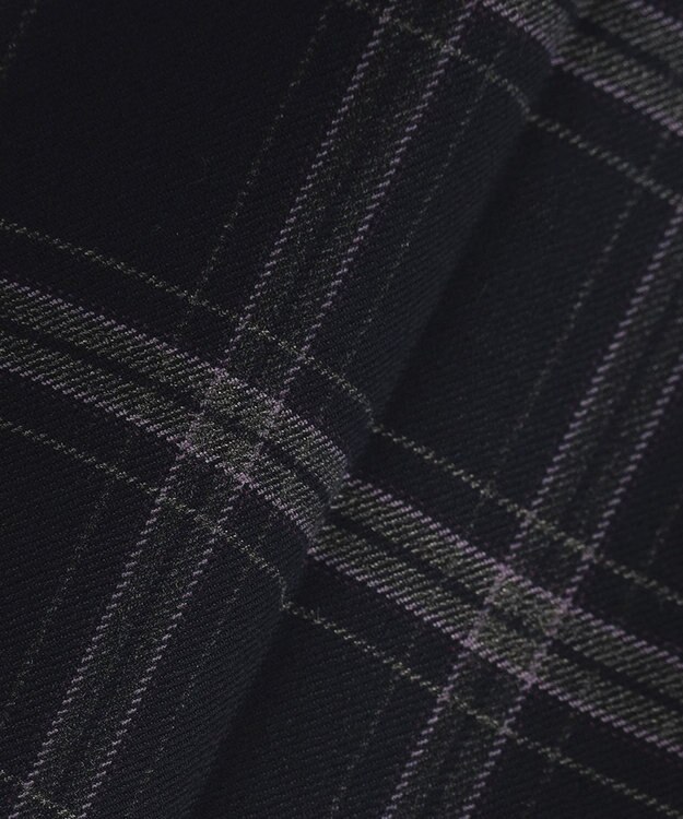 ANY SIS 【保温性あり/洗える】サーモ 2WAYストレッチ ワイドパンツ ネイビーベース