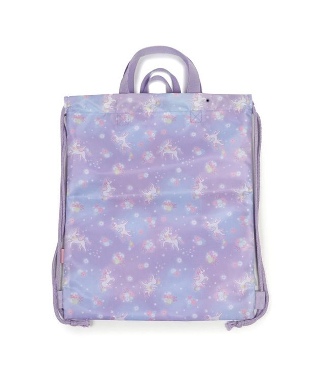 Mother garden マザーガーデン ユニコーン お着替え巾着リュック 《フラワー柄》 フラワー柄