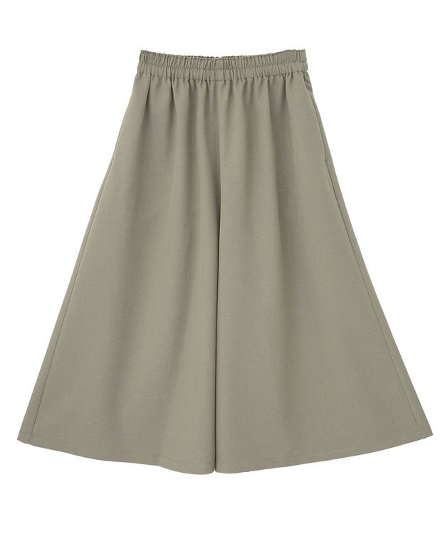 AMERICAN HOLIC 【選べる丈】ギャザーウールライクスカーチョ Gray Beige