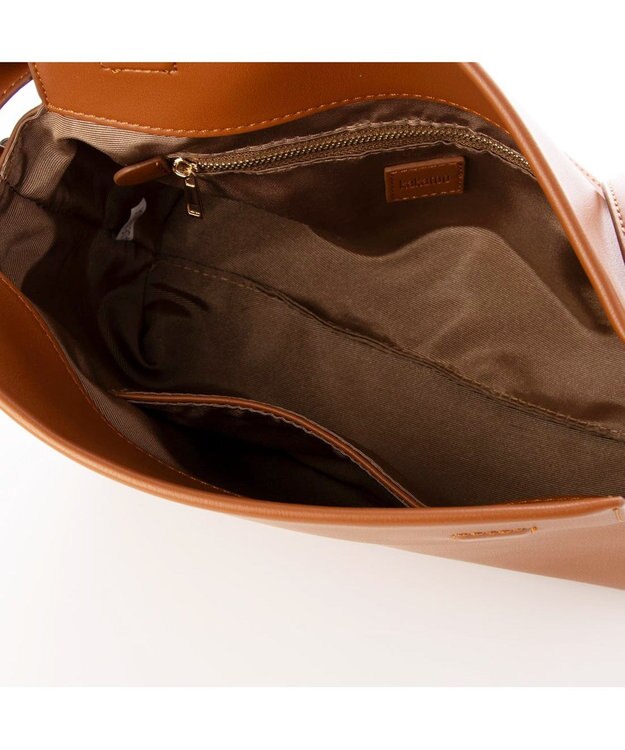 UNBILLION カカトゥ kakatoo / フラップセミショルダーバッグ ブラウン