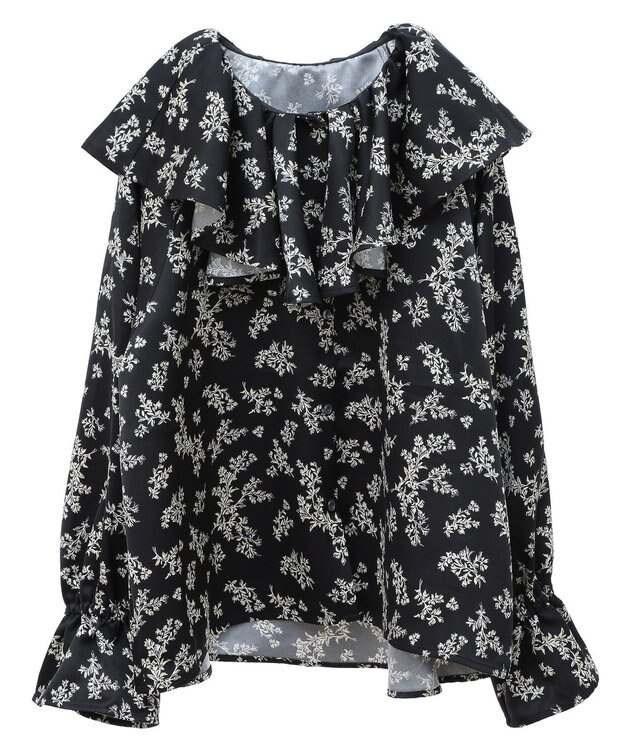 CRAFT STANDARD BOUTIQUE フリル衿ブラウス Flower