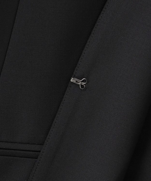 J.PRESS LADIES 【セットアップ対応】BAHARIYE SOLID ノーカラー ジャケット ブラック系