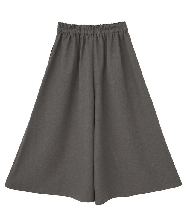 AMERICAN HOLIC 【選べる丈】ギャザーウールライクスカーチョ Gray Mixture