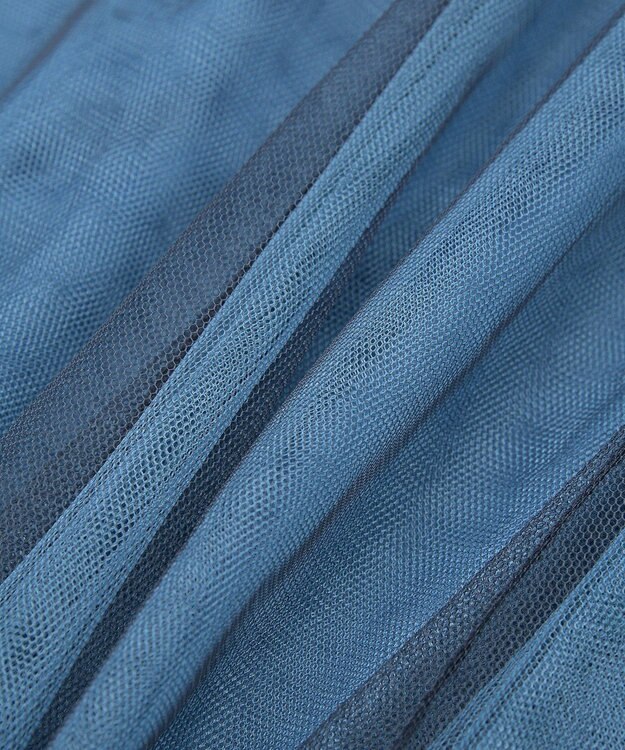 YECCA VECCA レイヤードチュールマーメイドスカート Blue