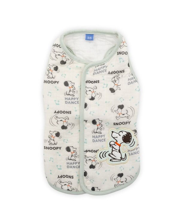 PET PARADISE スヌーピー ふわりとキルトベスト 《５０ｓ》 超小型犬 小型犬 オフホワイト