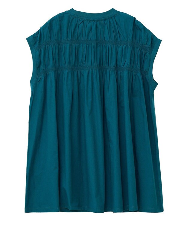 AMERICAN HOLIC シャーリング半袖フレアプルオーバー Green