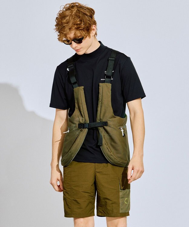 PW CIRCULUS 【GOLF OUT掲載アイテム】【着用可能BAG】【UNISEX】2WAY ウェアラブルバッグ  ゴルフ カーキ系