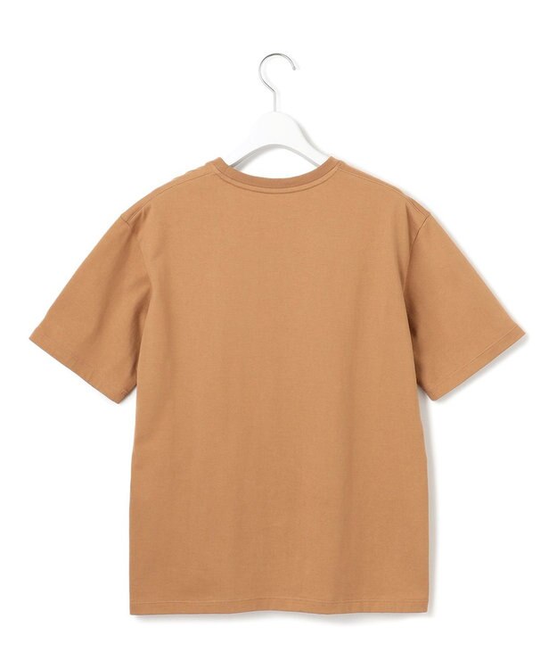 23区 L 【洗える】JANE PACKERコラボ フラワー刺繍 Tシャツ キャメル系