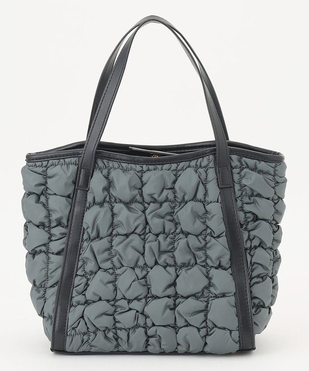 LA BAGAGERIE ポップコーンキルト2WAYトート Sサイズ ダークグレー